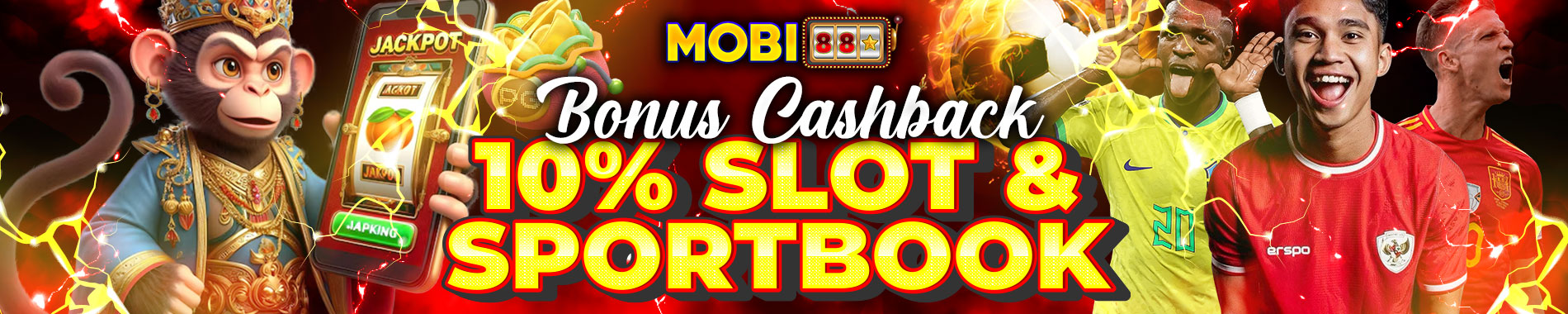 BONUS CASHBACK SPORTBOOK & SLOT 10%